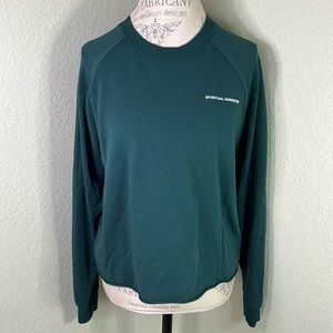 Spiritual Gangster Teal Crewneck Sweatshirt